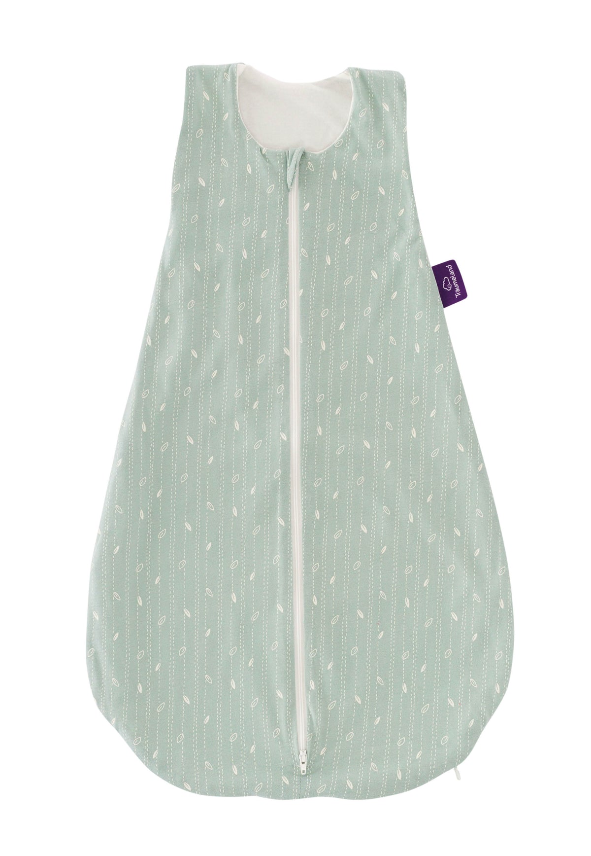 Träumeland Schlafsack LIEBMICH Blätter mint