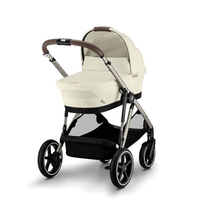 Cybex Gazelle S taupe mit Tragewanne Seashell Beige