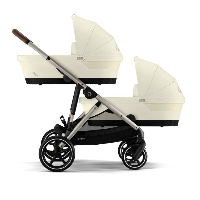 Cybex Gazelle S taupe mit Tragewanne Seashell Beige