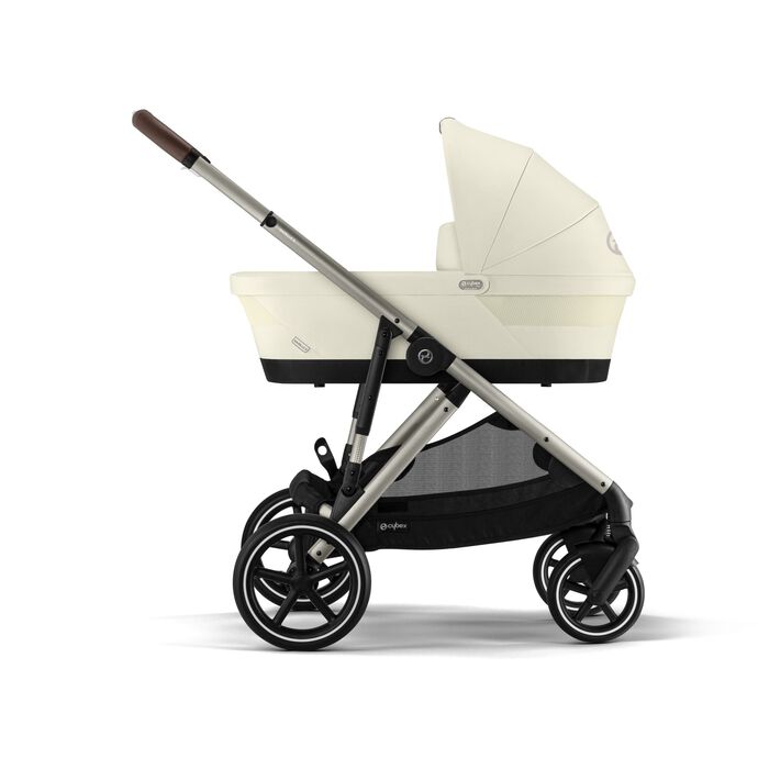 Cybex Gazelle S taupe mit Tragewanne Seashell Beige