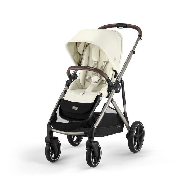 Cybex Gazelle S taupe mit Tragewanne Seashell Beige