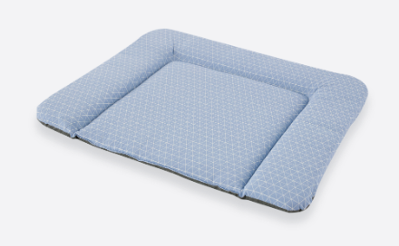 Träumeland Wickelauflage Grafik blau