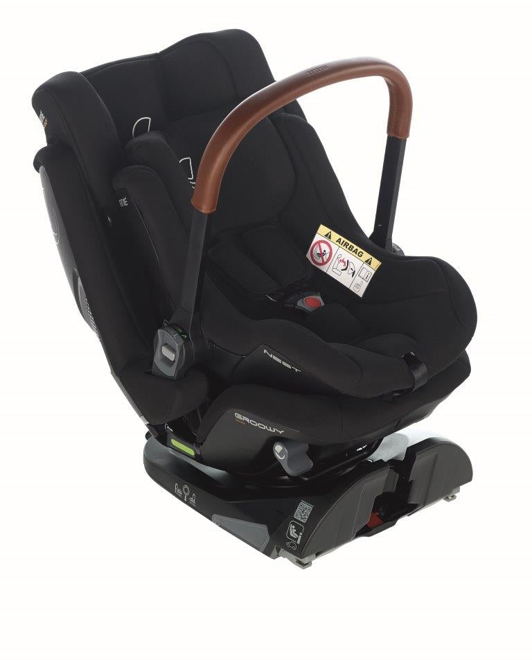 Jané Autositz Groowy + Nest Cold black