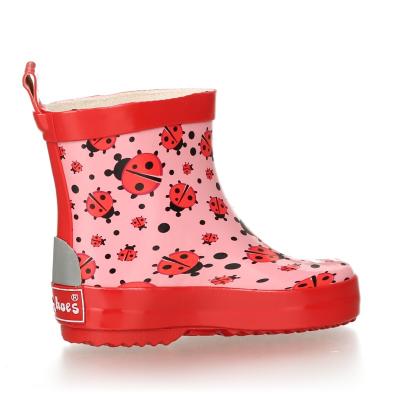 Playshoes Gummistiefel Halbschaft Marienkäfer