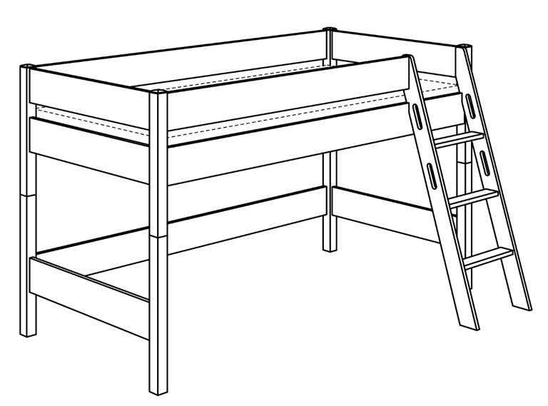 PAIDI BIANCOMO Spielbetten Höhe 125 cm