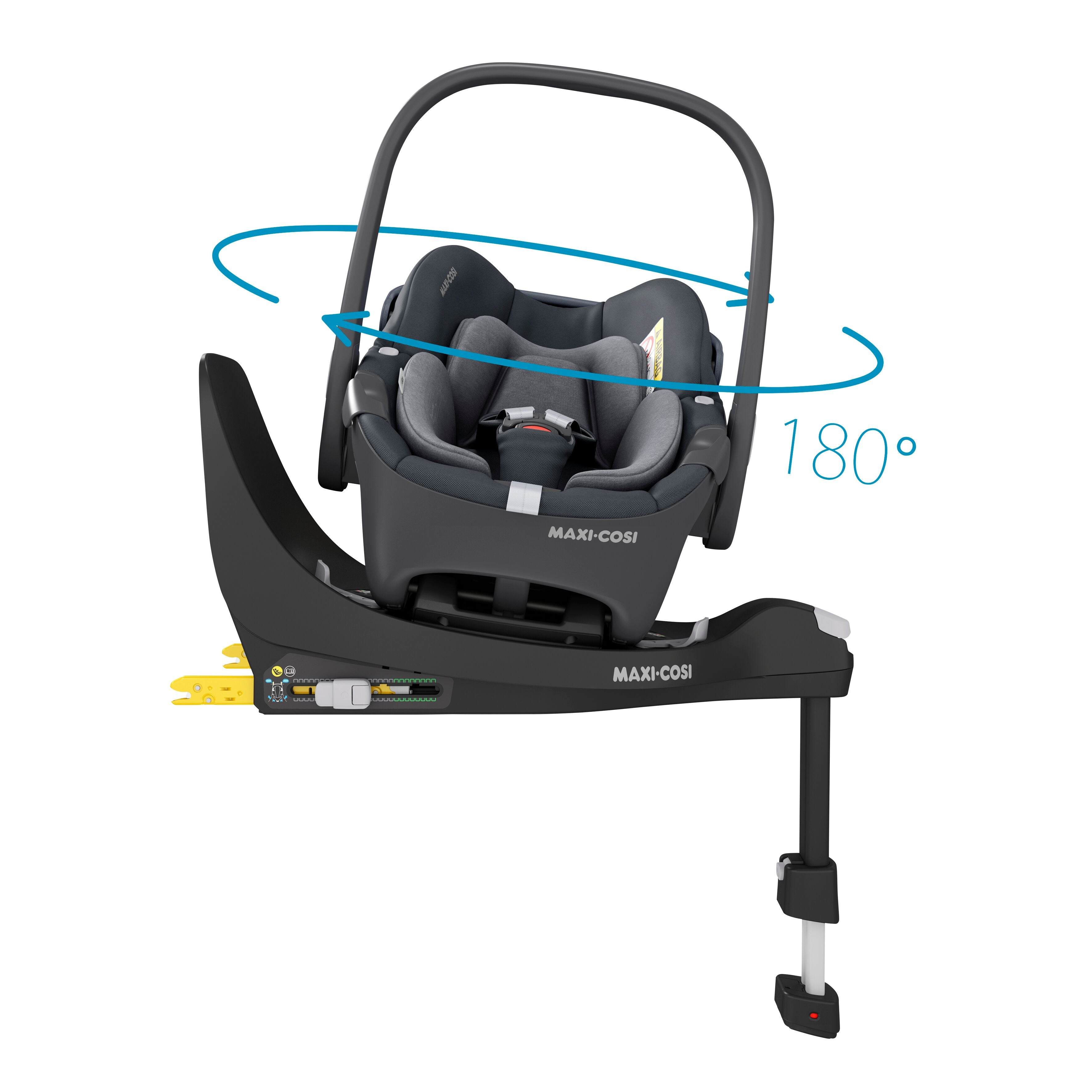 Maxi Cosi Pebble 360 Babyschale Essential Graphite
