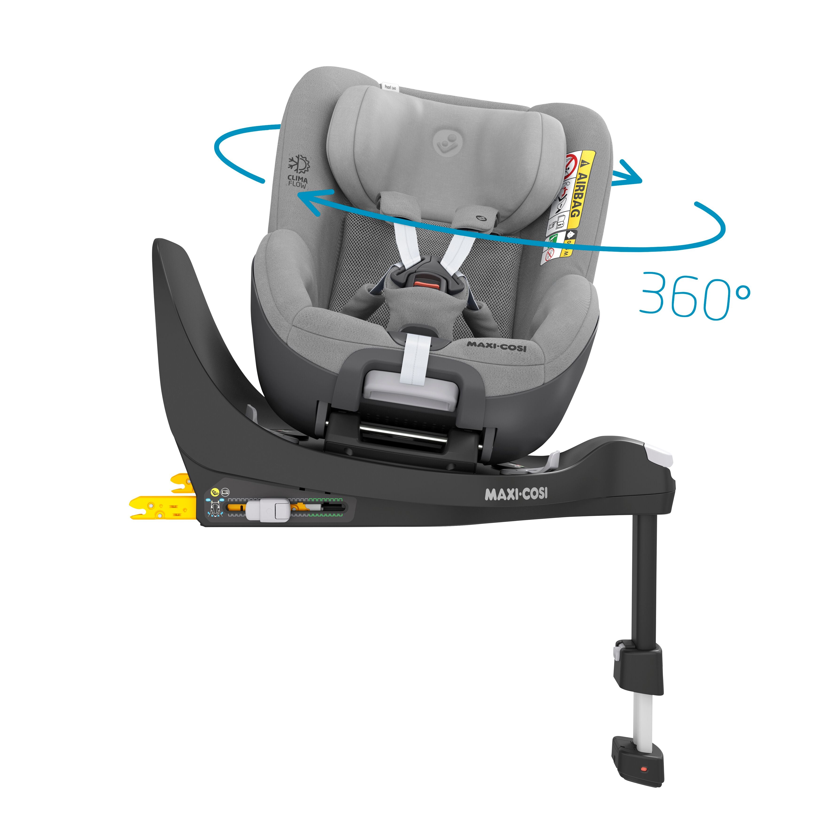 Maxi Cosi Pearl 360 Kindersitz Authentic Grey