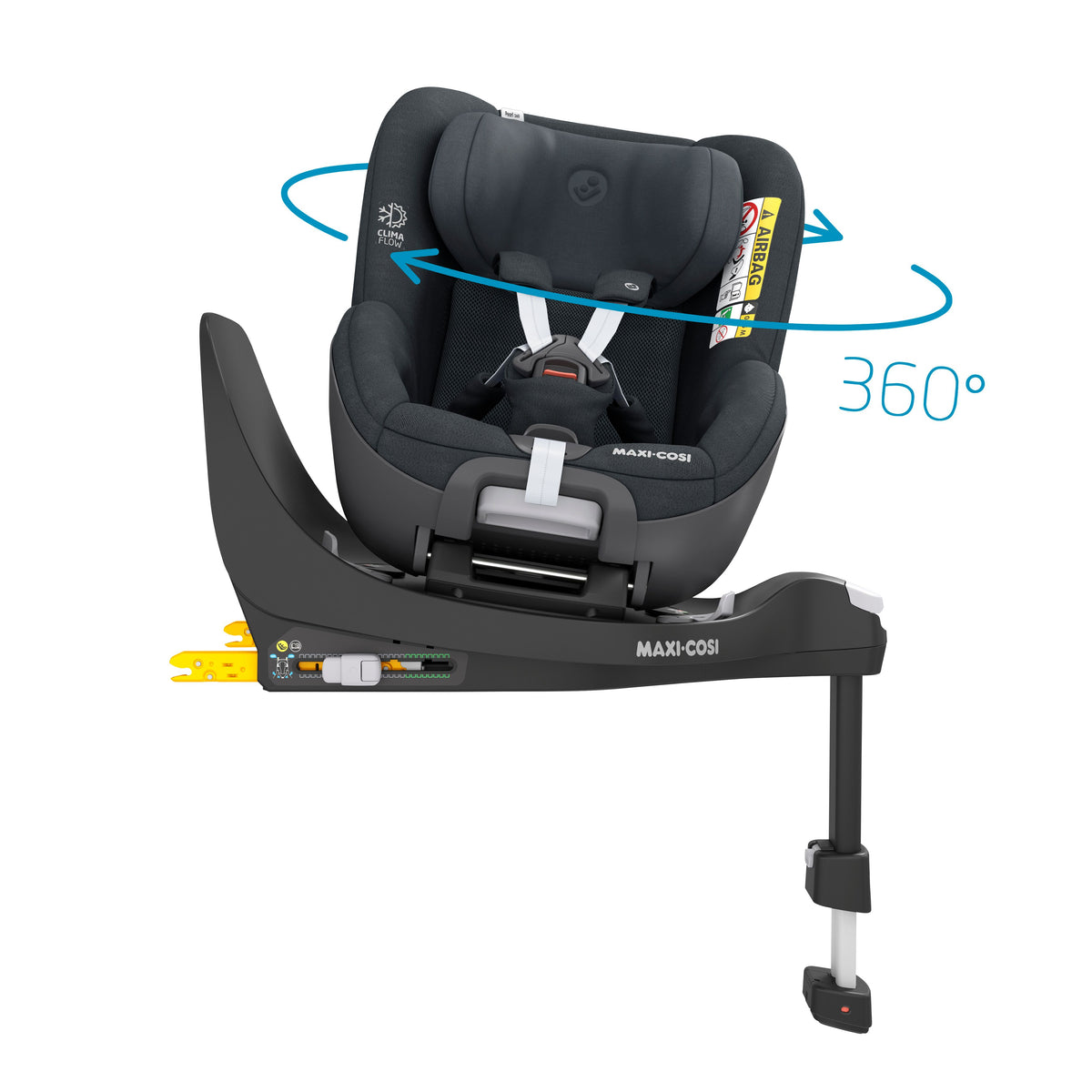 Maxi Cosi Pearl 360 Kindersitz Authentic Graphite