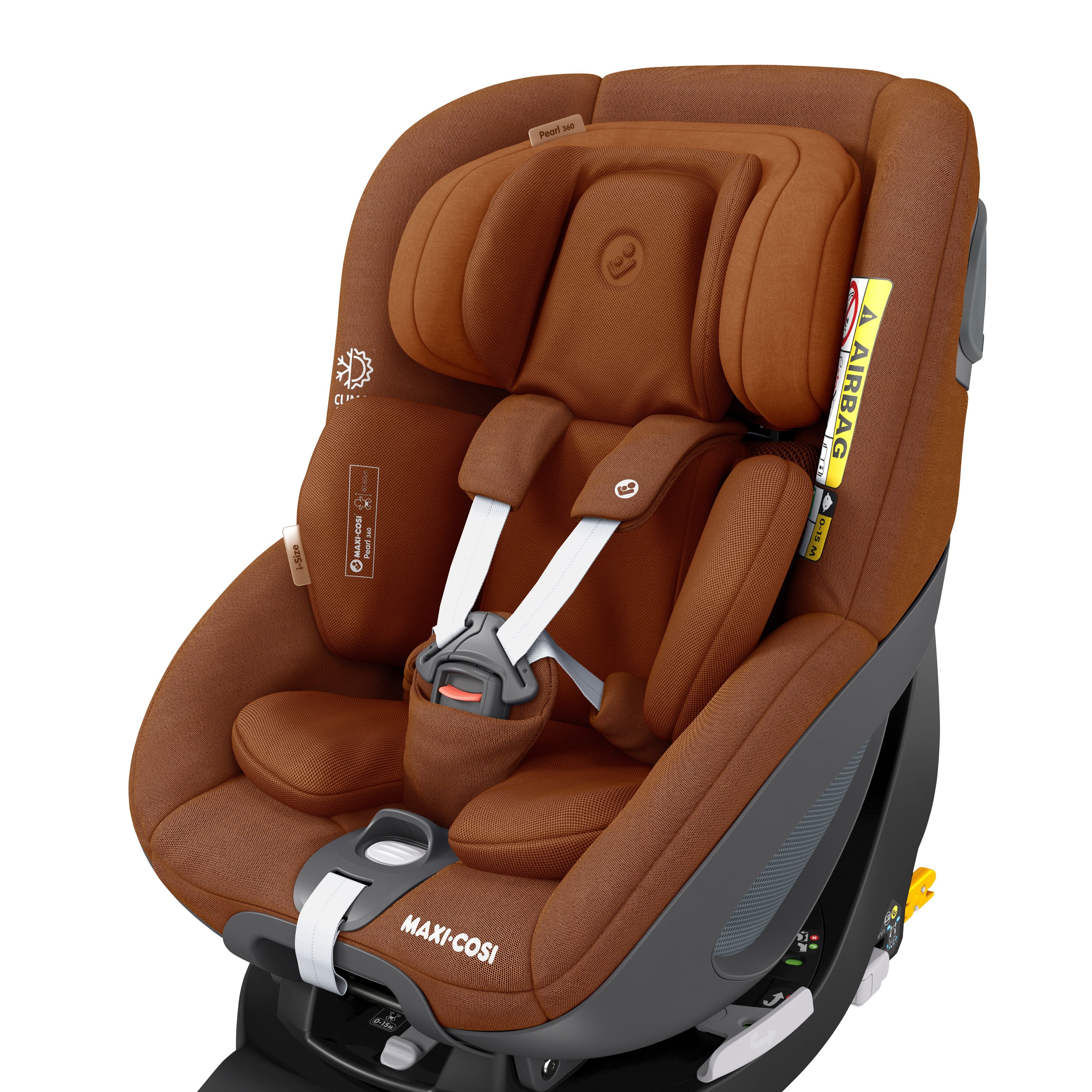 Maxi Cosi Pearl 360 Kindersitz Authentic Cognac