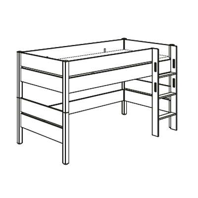 PAIDI KIRA Spielbetten 120 cm Höhe