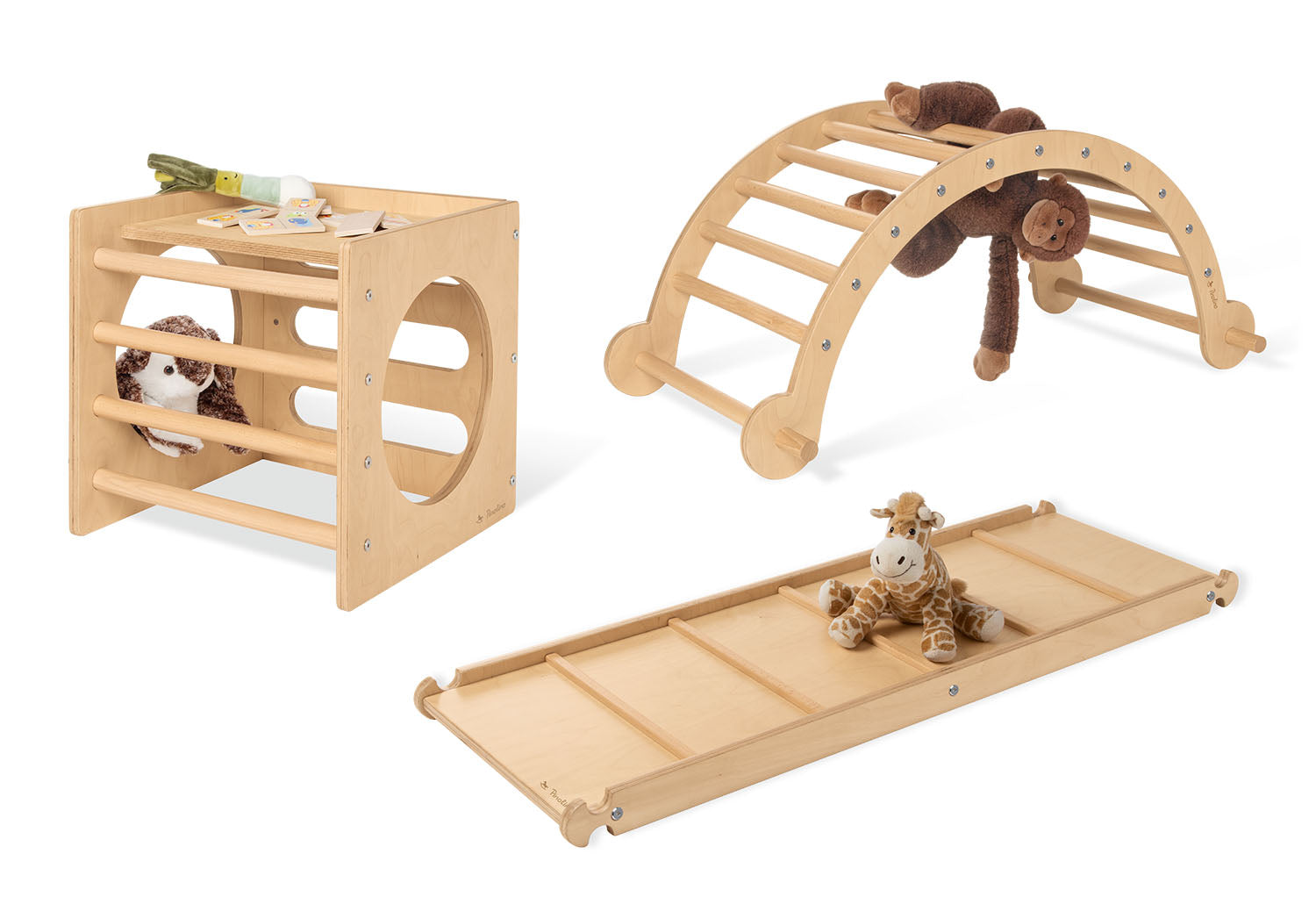 Pinolino Kletterset 'Kari' mit Bogen, Brett und Würfel