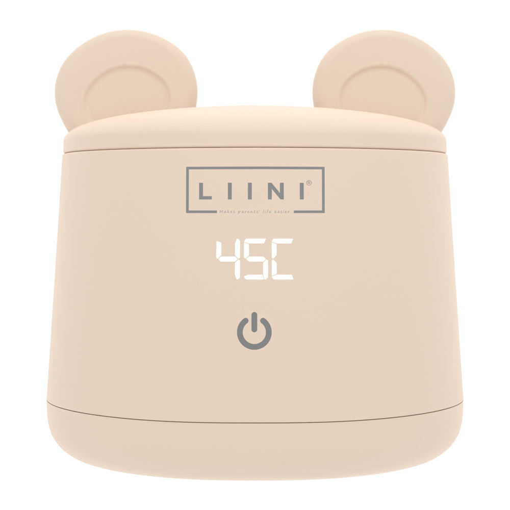 LIINI 2.0 Flaschenwärmer für unterwegs mit Akku Beige