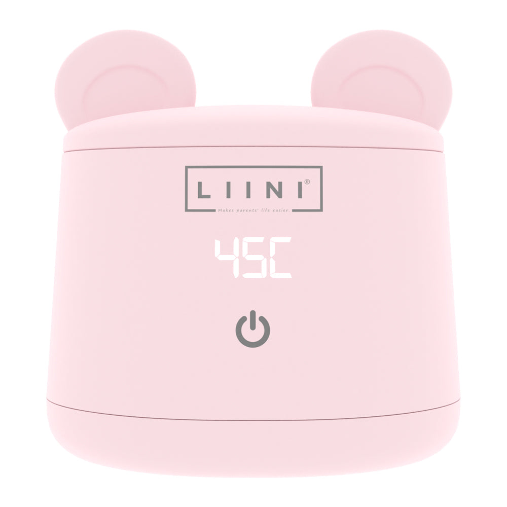 LIINI 2.0 Flaschenwärmer für unterwegs mit Akku Rosé