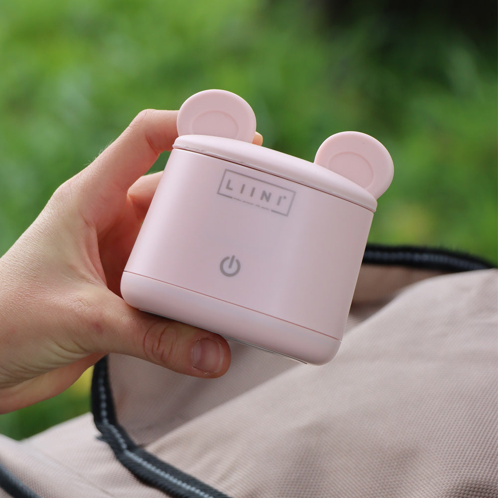 LIINI 2.0 Flaschenwärmer für unterwegs mit Akku Rosé