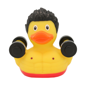 Lilalu Badeente Bodybuilder