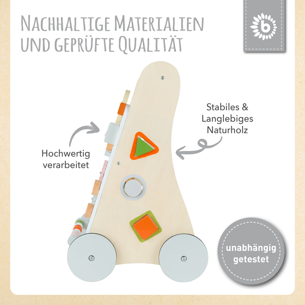 Bieco Lauflernwagen Waldtiere