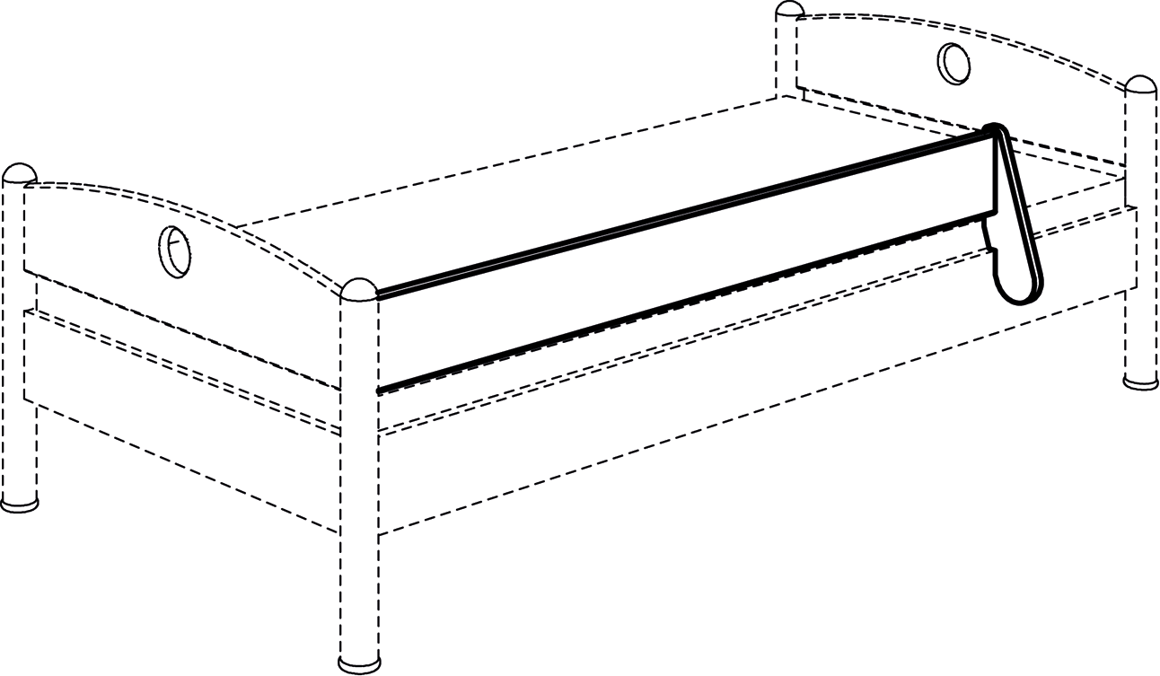 PAIDI FLEXIMO Jugendliege 90x200 cm umbaubar