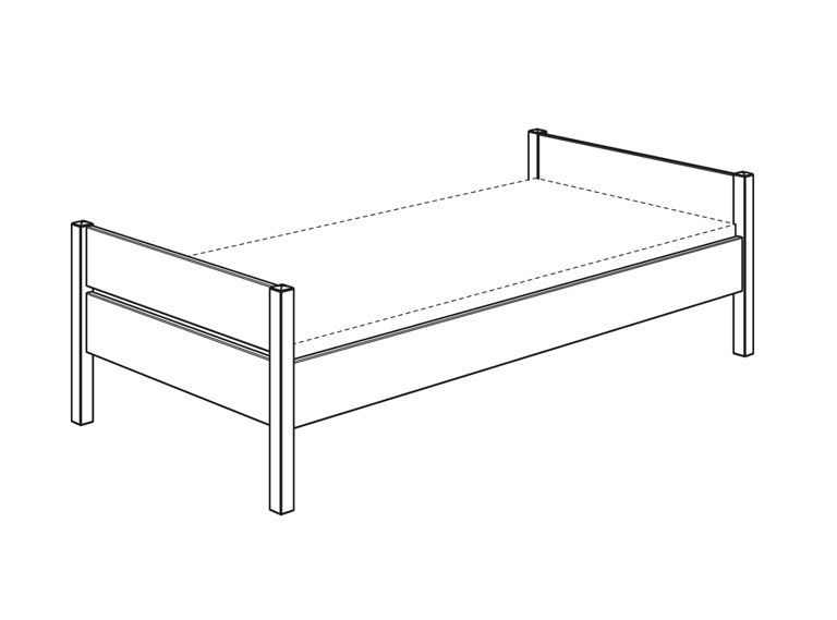 PAIDI STEN Liegen 90 x 200 cm