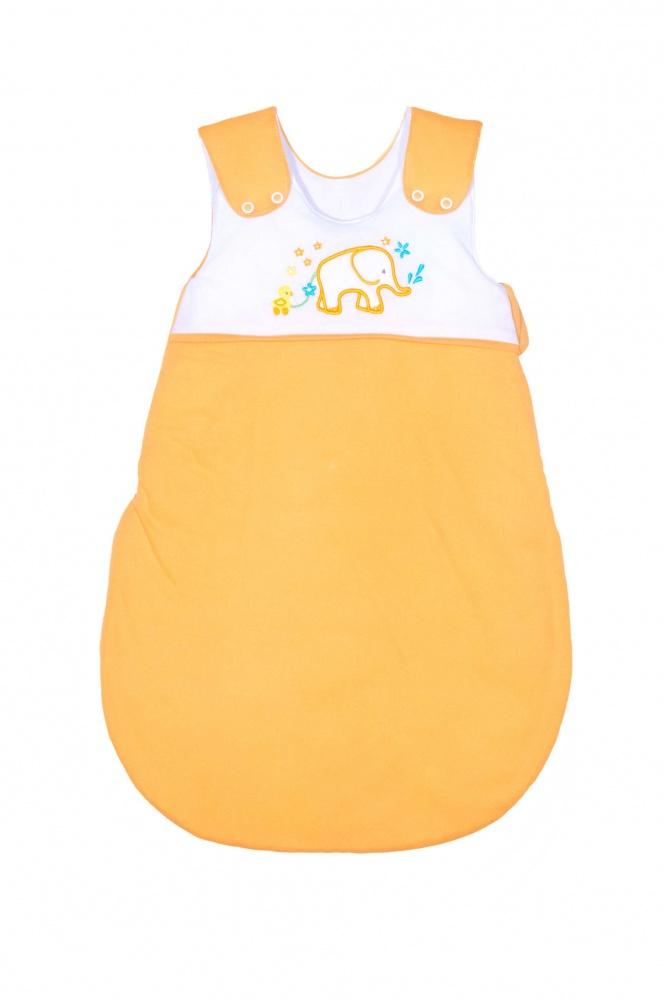 Kuli Muli Ganzjahresschlafsack Lyocell Jersey Family Walk apricot