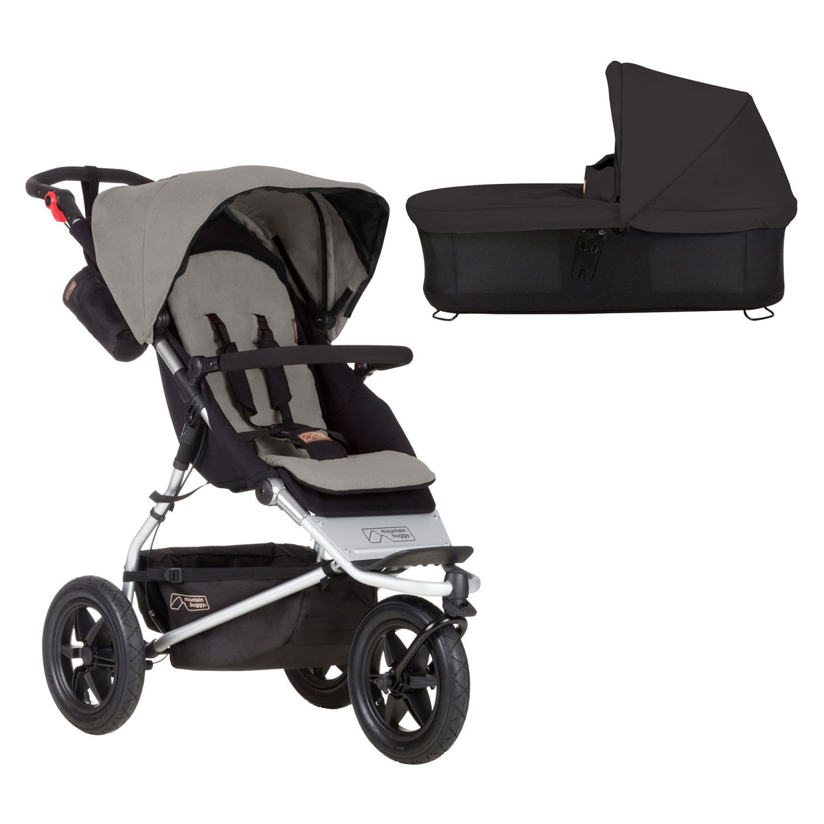 Mountain Buggy Urban Jungle silver 2 in 1 Aktionspaket