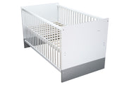 Kuli Muli Kinderbett Malin 70 x 140 cm weiss/grau