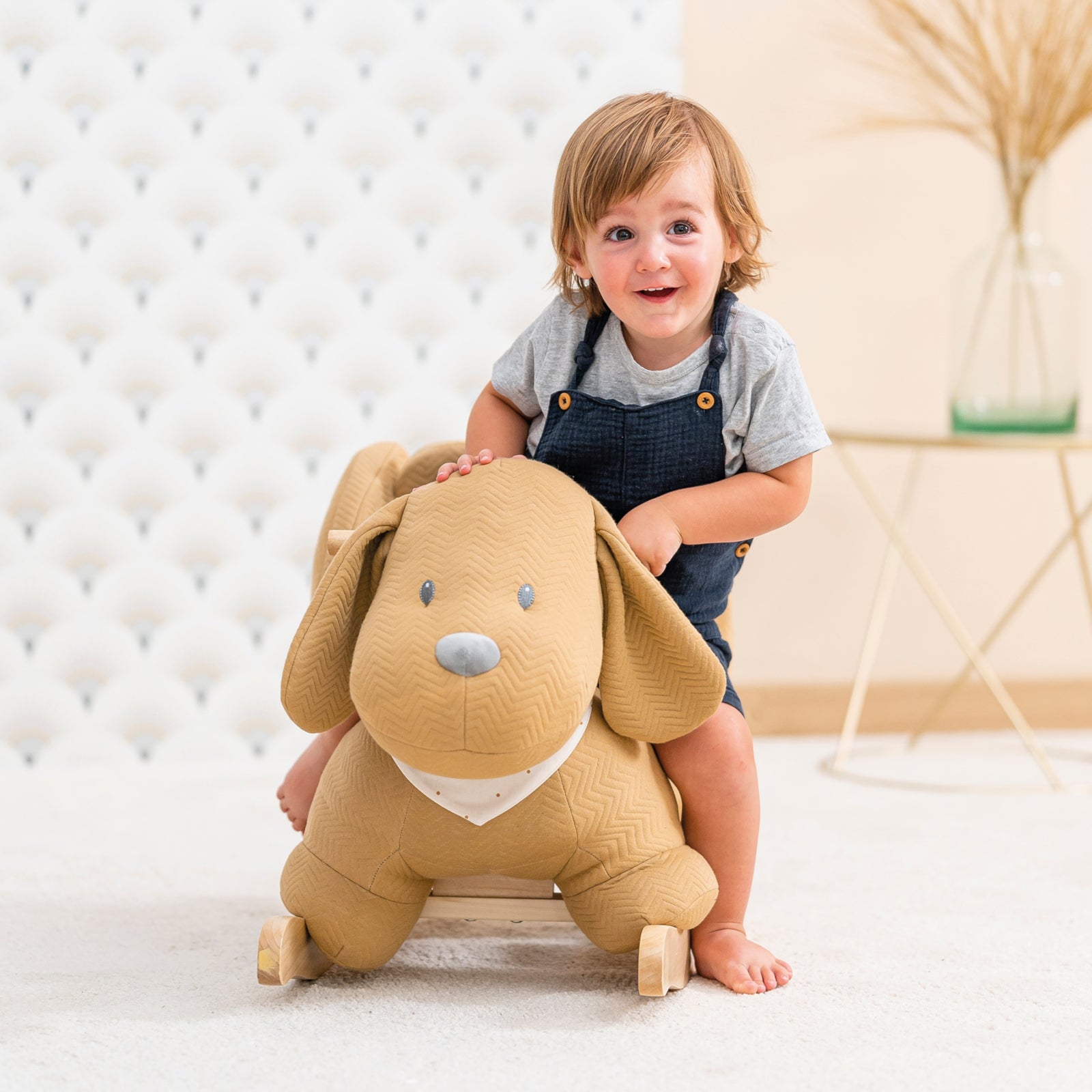 NATTOU Charlie Schaukeltier Hund braun *Sale*