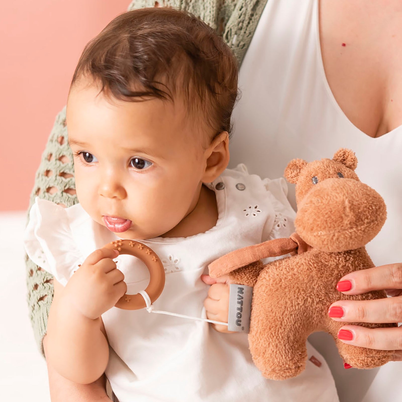 Nattou Susie & Bonnie Spieluhr klein Nilpferd Susie