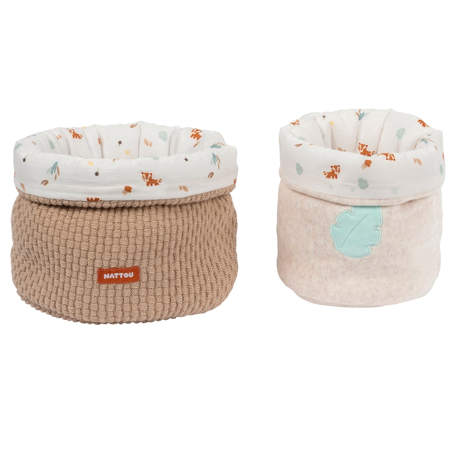 Nattou Pflegekörbchen 2er Set Boris & Jungo