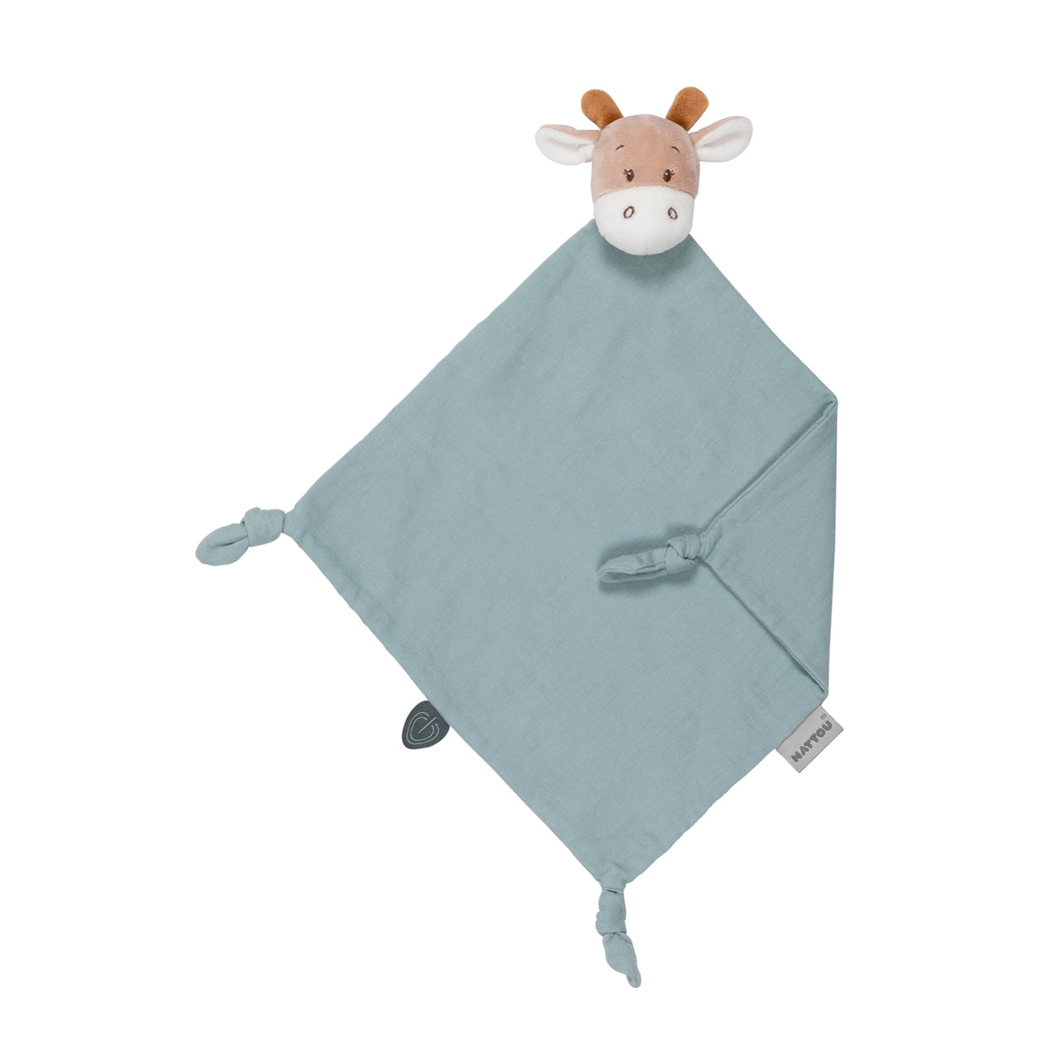 Nattou Luna &amp; Axel Muslin-Kuscheltuch Giraffe Luna