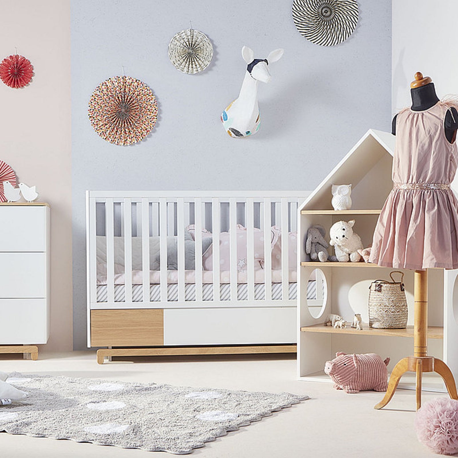 Nomi Kinderbett mit Schublade 70 x 140 cm *SALE*