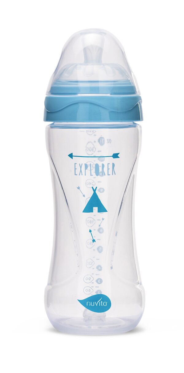 Nuvita 330ml Babyflasche Collection Pink