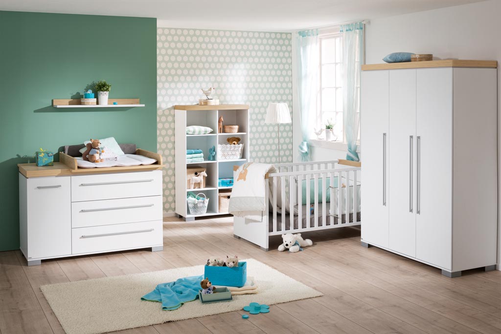 PAIDI KIRA Kinderzimmer 2-teilig inkl. Wickelaufsatz