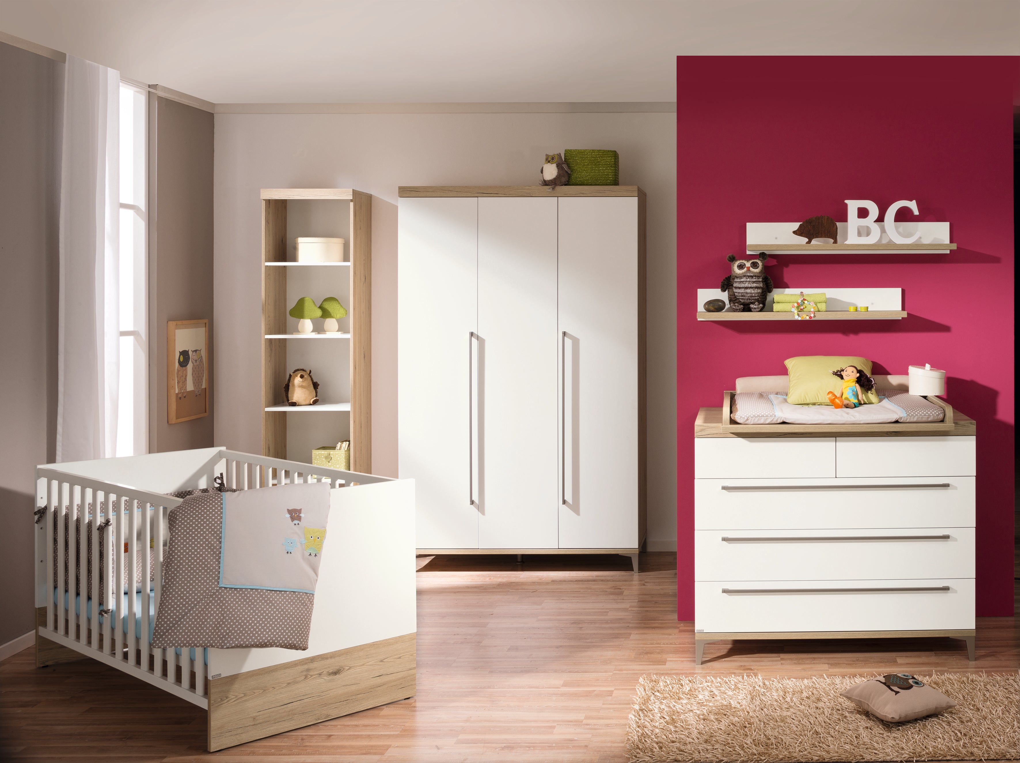 PAIDI REMO Kinderzimmer 2-teilig mit Wickelaufsatz