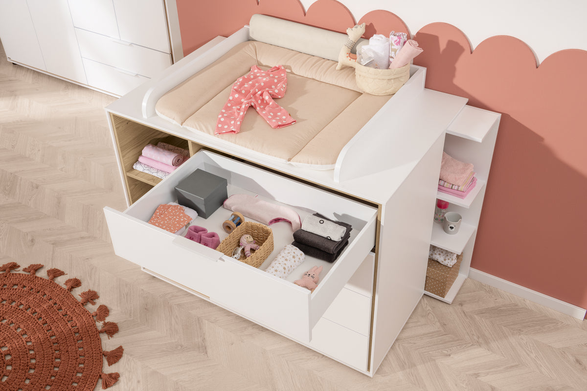 PAIDI LIEVEN Kinderzimmer 3-teilig Schrank 4T inkl. Wickelansatz