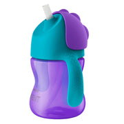 Avent Strohhalmbecher mit Griff 200ml lila