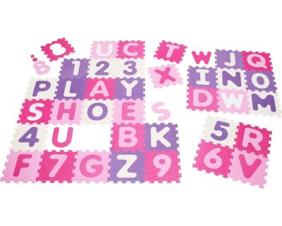 Playshoes EVA-Puzzlematten 36-teilig pink Edition