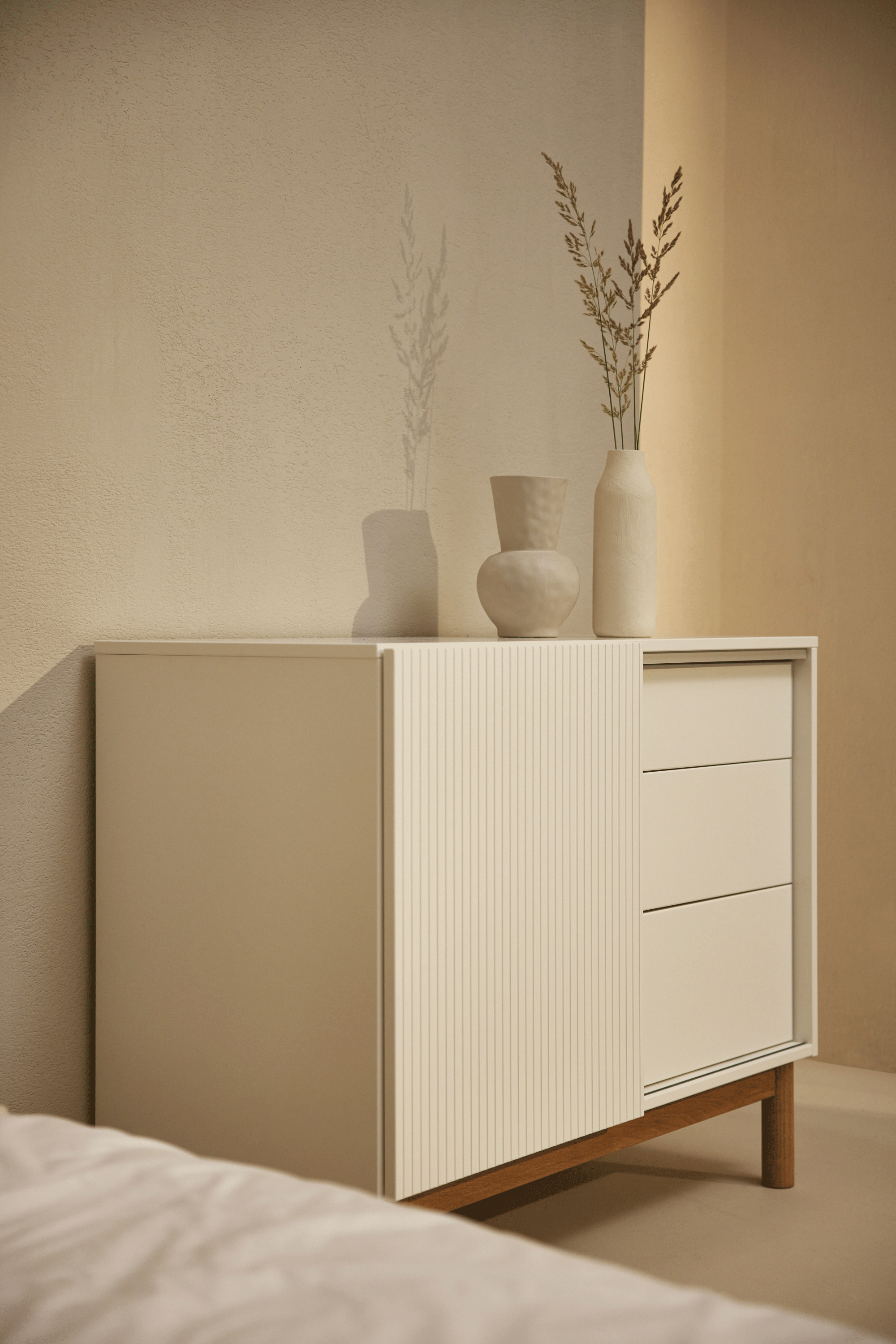 Quax Mood Kinderzimmer 3-teilig inkl. Wickelaufsatz white *SALE*