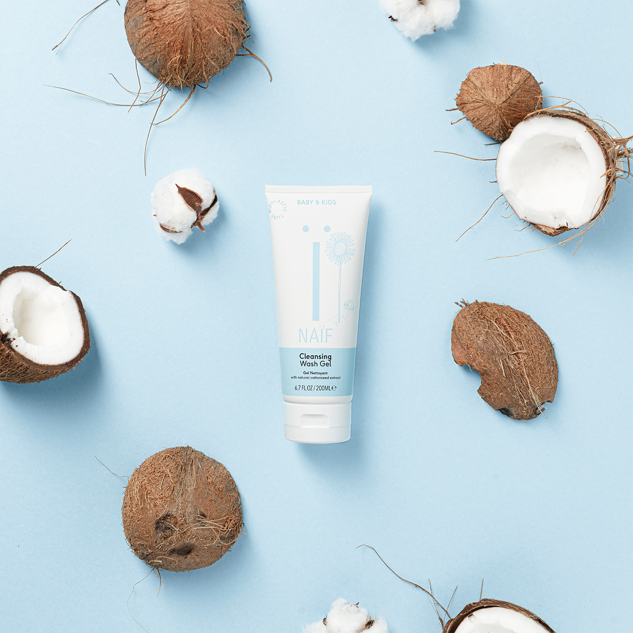 NAÏF reinigendes Waschgel für Baby & Kids 200ml