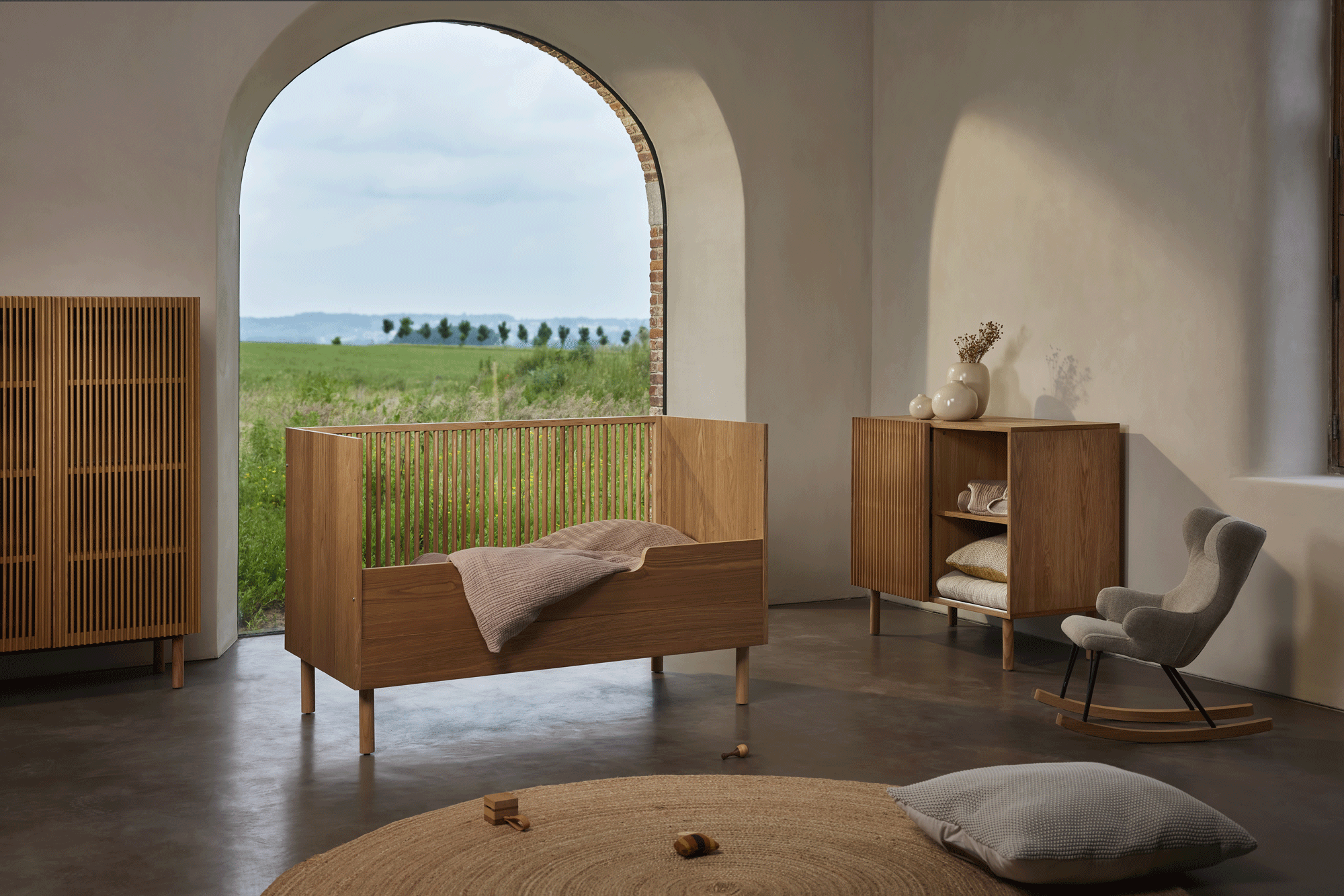 Quax Hai No Ki Kleiderschrank 2-türig natur