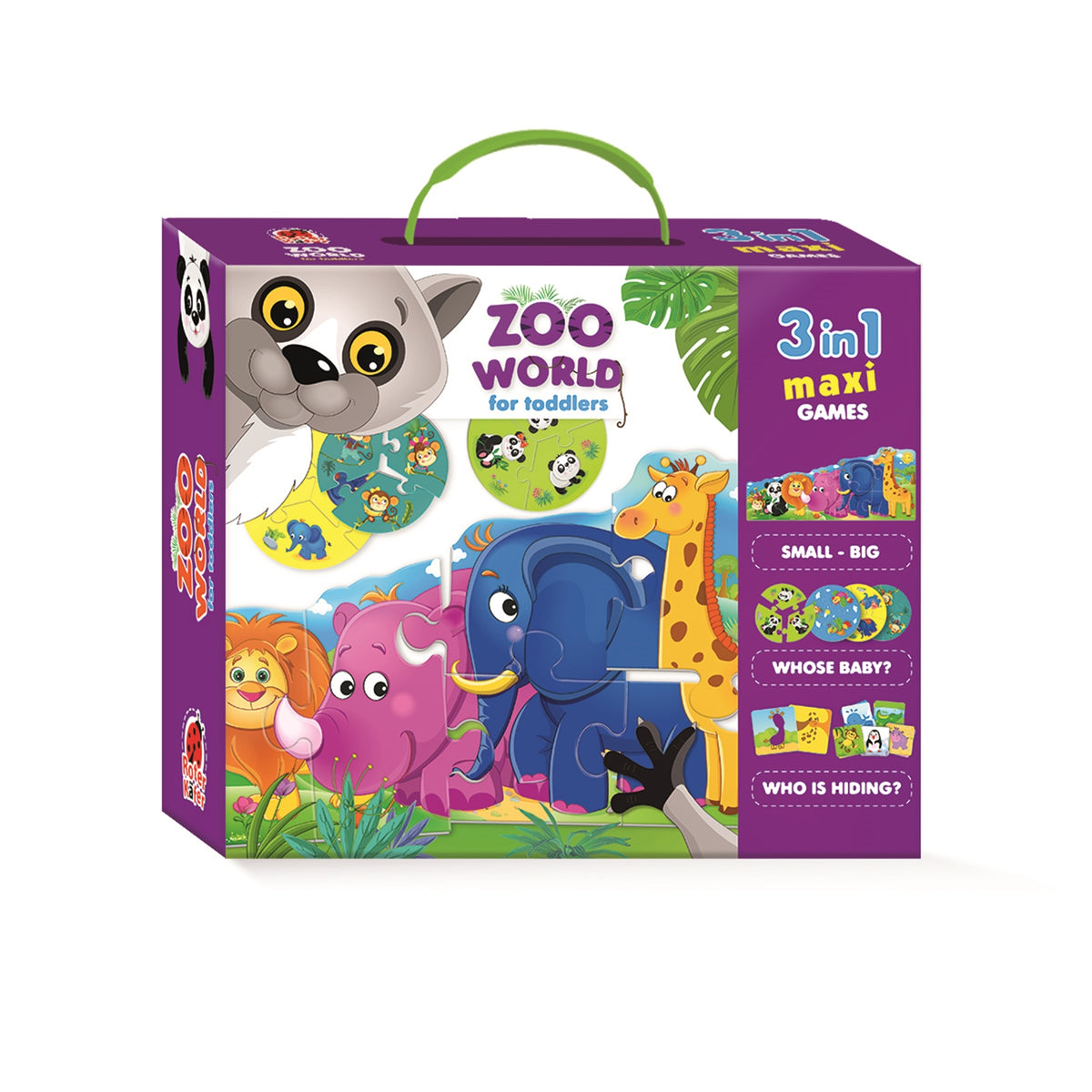 ROTER KÄFER Lernspiel für Kleinkinder Zoo