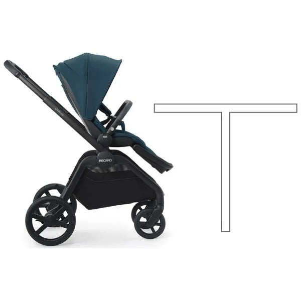 Recaro Celona Kinderwagen pushchair Black mit Sitzpaket Prime