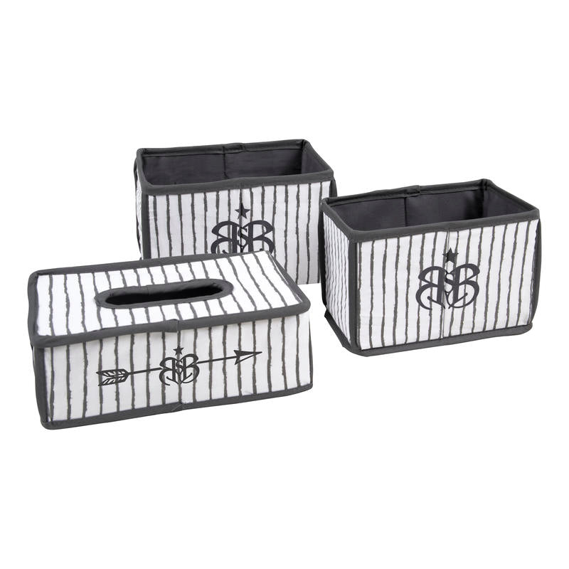 Roba 3er Set: Feuchttuchorganizer, 2x Windelbox - Rock Star Baby 3