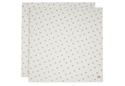 Jollein Mullwindeln Hydrophil 115x115cm Rosehip 2er Pack