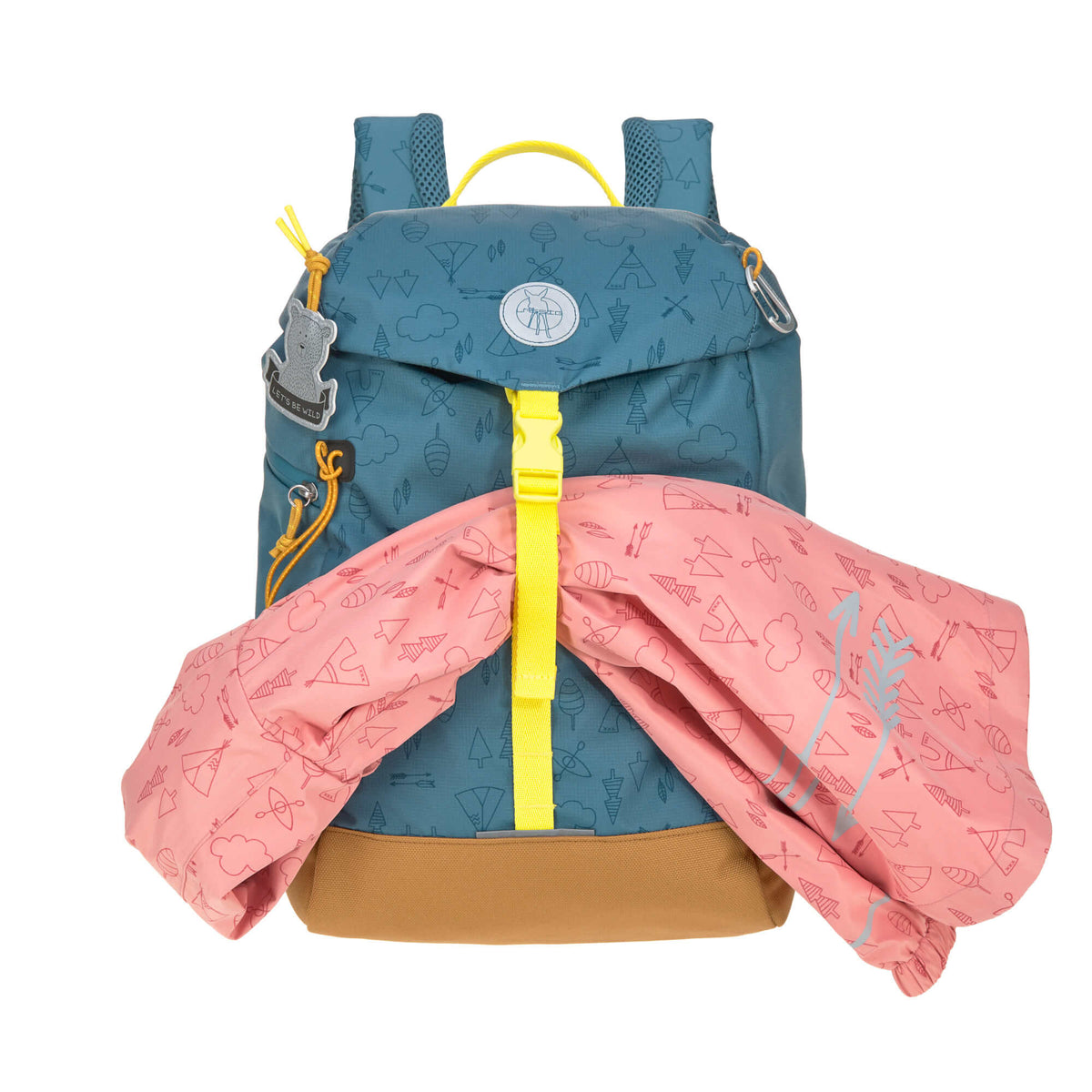 Lässig Kinderrucksack Outdoor Big Backpack Adventure blue