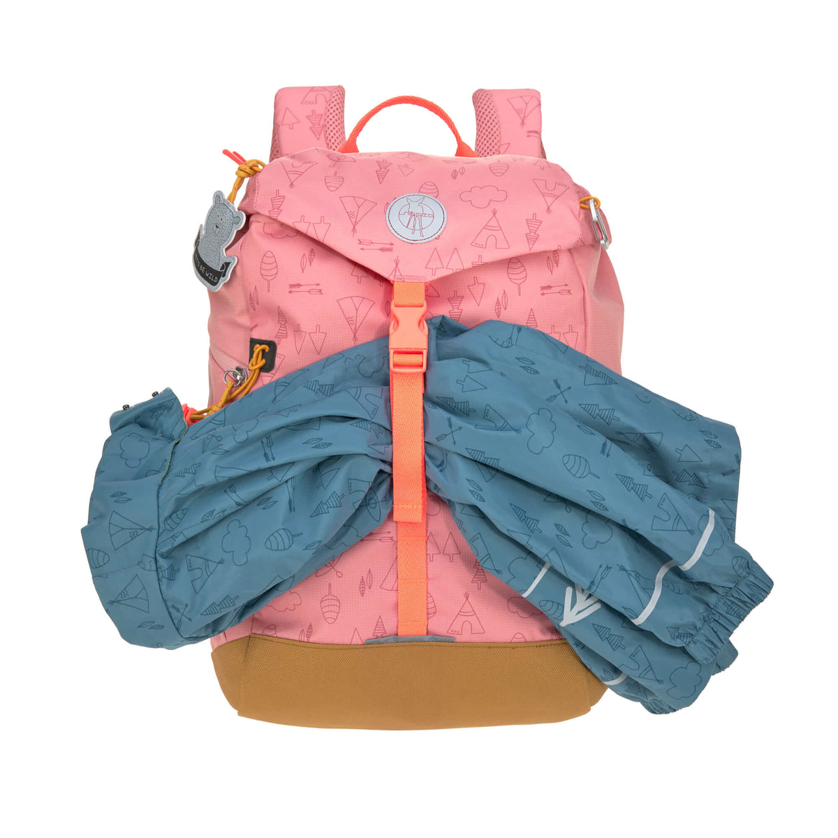 Lässig Kindergartenrucksack Outdoor mini Backpack Adventure rosa