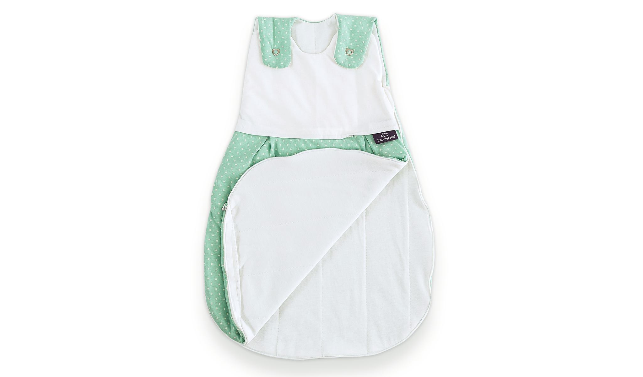 Träumeland LIEBMICH Schlafsack-Set Pünktchen Mint