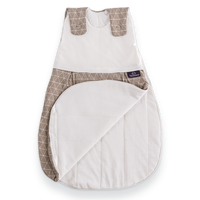 LIEBMICH Schlafsack-Set Grafik Braun