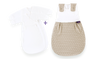 LIEBMICH Schlafsack-Set Grafik Braun
