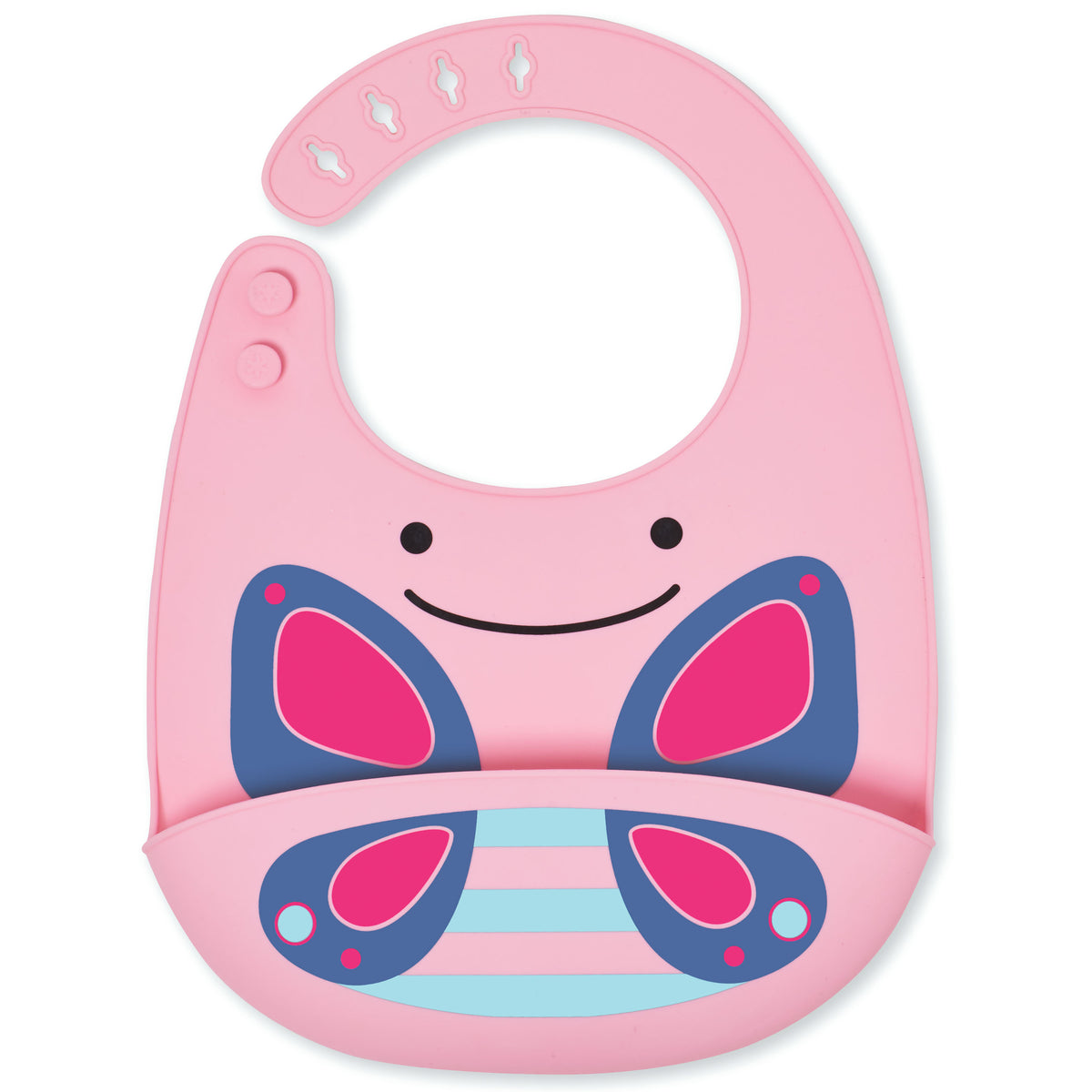 Skip Hop Zoo Fold &amp; Go Silicone Bib - Silikonlätzchen