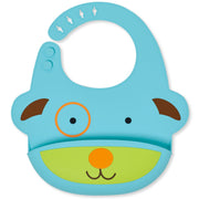 Skip Hop Zoo Fold & Go Silicone Bib - Silikonlätzchen